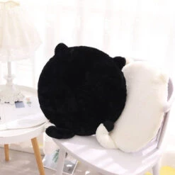 Round Cat Cushion -Kawaii Store kawaiies plushies plush softtoy round cat cushion cushions 749138