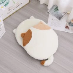 Round Cat Cushion -Kawaii Store kawaiies plushies plush softtoy round cat cushion cushions 995033
