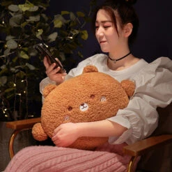 Round Fluffy Animal Pillow Plushie Collection -Kawaii Store kawaiies plushies plush softtoy round fluffy animal pillow plushie collection soft toy 166448