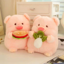 Round Fluffy Chonky Piggy Plushie 26 Round Fluffy Chonky Piggy Plushie -Kawaii Store kawaiies plushies plush softtoy round fluffy chonky piggy plushie soft toy 241303