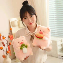 Round Fluffy Chonky Piggy Plushie 25 Round Fluffy Chonky Piggy Plushie -Kawaii Store kawaiies plushies plush softtoy round fluffy chonky piggy plushie soft toy 625614