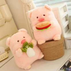 Round Fluffy Chonky Piggy Plushie 22 Round Fluffy Chonky Piggy Plushie -Kawaii Store kawaiies plushies plush softtoy round fluffy chonky piggy plushie soft toy 976660
