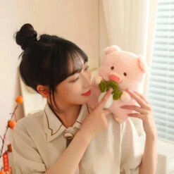 Round Fluffy Chonky Piggy Plushie 31 Round Fluffy Chonky Piggy Plushie -Kawaii Store kawaiies plushies plush softtoy round fluffy chonky piggy plushie soft toy cabbage 20cm 465616