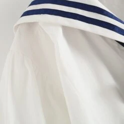 Apparel Sailor Moon Inspired Collar White Blue College Shirt Tie Women'sTop -Kawaii Store kawaiies plushies plush softtoy sailor moon inspired collar white blue college shirt tie womens top apparel 294543