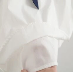 Apparel Sailor Moon Inspired Collar White Blue College Shirt Tie Women'sTop -Kawaii Store kawaiies plushies plush softtoy sailor moon inspired collar white blue college shirt tie womens top apparel 657786