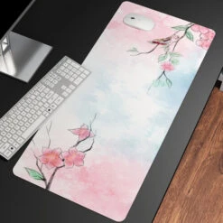 Accessories Sakura Cherry Blossom Large Mouse Pad Collection -Kawaii Store kawaiies plushies plush softtoy sakura cherry blossom large mouse pad collection accessories 10 60 x 30cm 729818