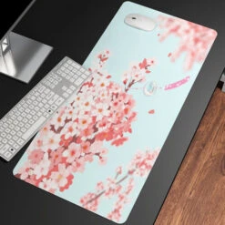 Accessories Sakura Cherry Blossom Large Mouse Pad Collection -Kawaii Store kawaiies plushies plush softtoy sakura cherry blossom large mouse pad collection accessories 2 60 x 30cm 829635