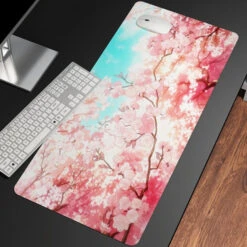 Accessories Sakura Cherry Blossom Large Mouse Pad Collection -Kawaii Store kawaiies plushies plush softtoy sakura cherry blossom large mouse pad collection accessories 6 60 x 30cm 377669