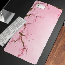 Accessories Sakura Cherry Blossom Large Mouse Pad Collection -Kawaii Store kawaiies plushies plush softtoy sakura cherry blossom large mouse pad collection accessories 8 60 x 30cm 301466