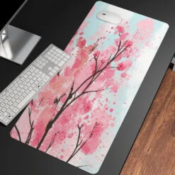 Accessories Sakura Cherry Blossom Large Mouse Pad Collection -Kawaii Store kawaiies plushies plush softtoy sakura cherry blossom large mouse pad collection accessories 9 80 x 30cm 879135
