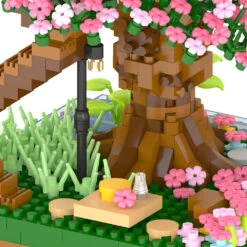 Sakura Cherry Blossom Tree House Nano Building Set 14 Sakura Cherry Blossom Tree House Nano Building Set -Kawaii Store kawaiies plushies plush softtoy sakura cherry blossom tree house nano building set new build it 331044