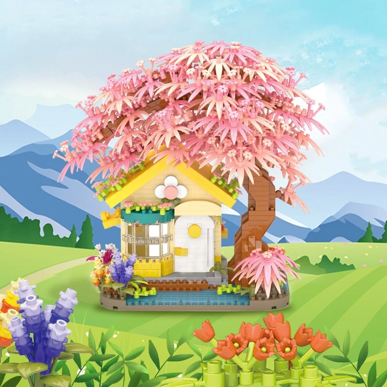 Sakura Cottage Micro Building Set 3 Sakura Cottage Micro Building Set
