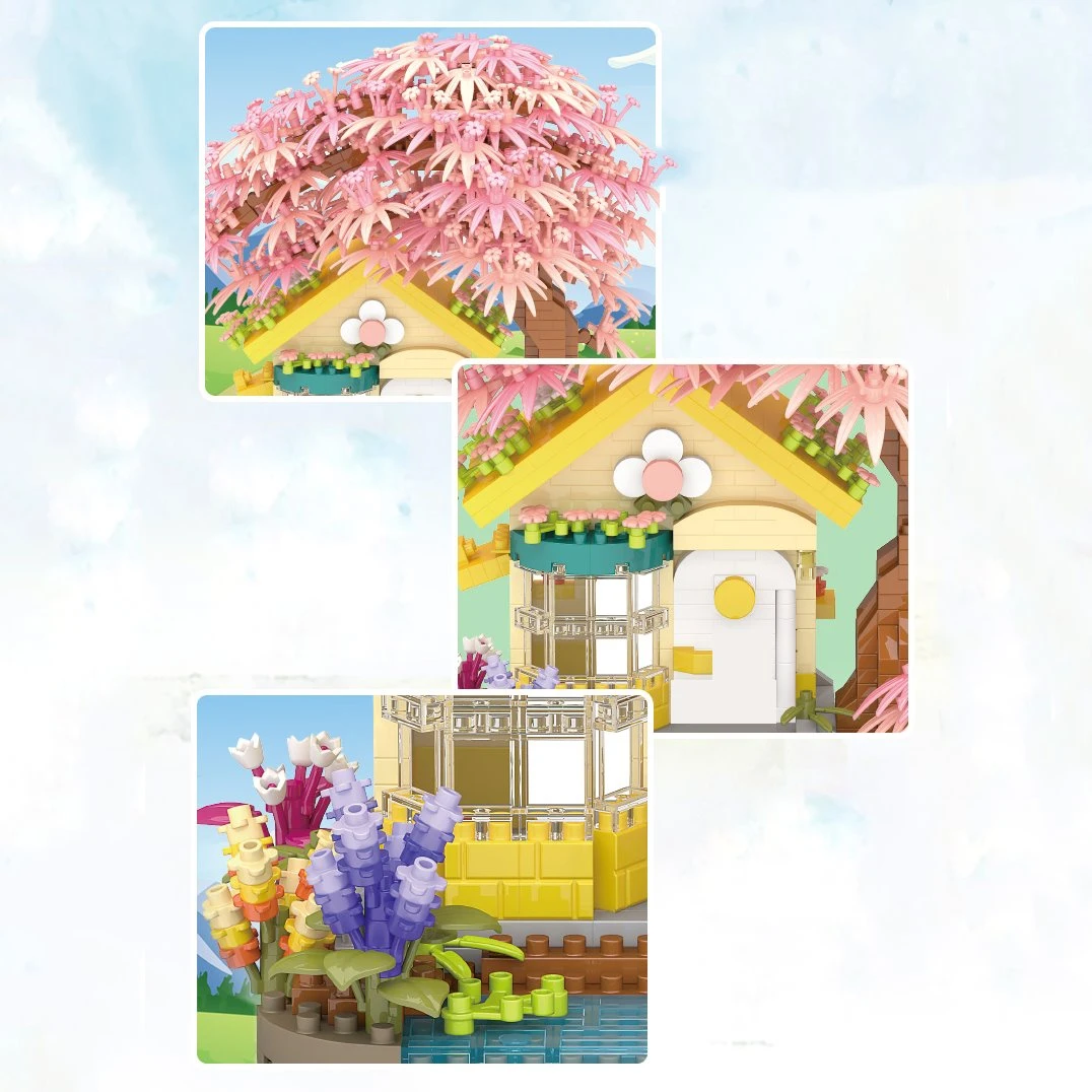 Sakura Cottage Micro Building Set 6 Sakura Cottage Micro Building Set - Image 4