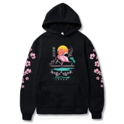 Apparel Sakura Flamingo Sunset Unisex Hoodie