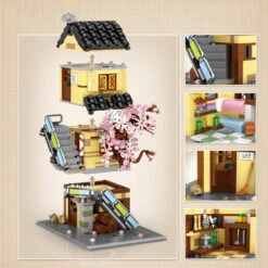 Sakura Stores Micro Building Set -Kawaii Store kawaiies plushies plush softtoy sakura stores micro building set new build it 758772
