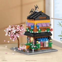 Sakura Stores Micro Building Set -Kawaii Store kawaiies plushies plush softtoy sakura stores micro building set new build it ramen 748032