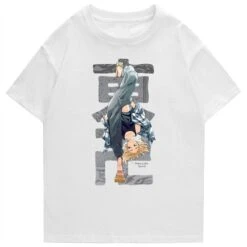 Apparel Sano Manjiro East Manji Print Tee -Kawaii Store kawaiies plushies plush softtoy sano manjiro east manji print tee tops white s 624933