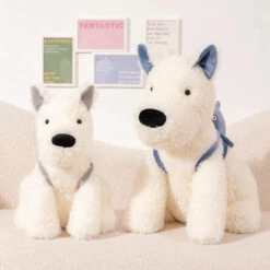 Schnauzer Dog With Shark Bag Plush -Kawaii Store kawaiies plushies plush softtoy schnauzer dog with shark bag plush soft toy 110531