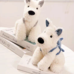 Schnauzer Dog With Shark Bag Plush -Kawaii Store kawaiies plushies plush softtoy schnauzer dog with shark bag plush soft toy 393772