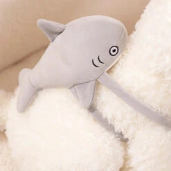 Schnauzer Dog With Shark Bag Plush -Kawaii Store kawaiies plushies plush softtoy schnauzer dog with shark bag plush soft toy 551890