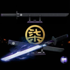 Seven Thousand Demon Sword And Stand Building Blocks -Kawaii Store kawaiies plushies plush softtoy seven thousand demon sword and stand building blocks build it 406269