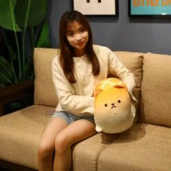 Shiba Inu Pineapple Bun -Kawaii Store kawaiies plushies plush softtoy shiba inu pineapple bun new soft toy 206139