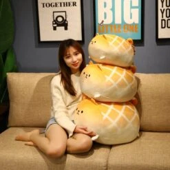 Shiba Inu Pineapple Bun -Kawaii Store kawaiies plushies plush softtoy shiba inu pineapple bun new soft toy 551442