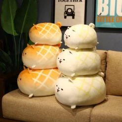 Shiba Inu Pineapple Bun -Kawaii Store kawaiies plushies plush softtoy shiba inu pineapple bun new soft toy 713920