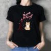 Apparel Shiba Inu Sakura Tree Unisex Cotton Tee -Kawaii Store kawaiies plushies plush softtoy shiba inu sakura tree unisex cotton tee apparel 922137