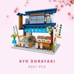 Shirakawa-go Dori Street Japanese Stores Building Sets - Limited Stock -Kawaii Store kawaiies plushies plush softtoy shirakawa go dori japanese stores build it kyo dorayaki 400pcs 552337