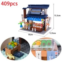 Shirakawa-go Dori Street Japanese Stores Building Sets - Limited Stock -Kawaii Store kawaiies plushies plush softtoy shirakawa go dori street japanese stores build it 126698