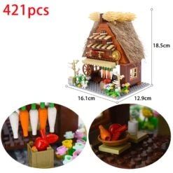 Shirakawa-go Dori Street Japanese Stores Building Sets - Limited Stock -Kawaii Store kawaiies plushies plush softtoy shirakawa go dori street japanese stores build it 909561