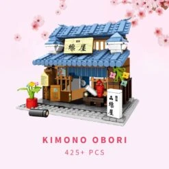 Shirakawa-go Dori Street Japanese Stores Building Sets - Limited Stock -Kawaii Store kawaiies plushies plush softtoy shirakawa go dori street japanese stores build it kimono obori 425pcs 210184