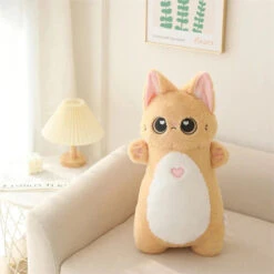 Shortie Two-tone Cat Plushie Collection -Kawaii Store kawaiies plushies plush softtoy shortie two tone cat plushie collection soft toy ginger 907898