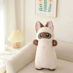 Shortie Two-tone Cat Plushie Collection -Kawaii Store kawaiies plushies plush softtoy shortie two tone cat plushie collection soft toy siamese 762038