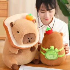 Silly Capybara Toast Turtle Snotty Plushie Family -Kawaii Store kawaiies plushies plush softtoy silly capybara toast turtle snotty plushie family soft toy 302867