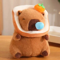 Silly Capybara Toast Turtle Snotty Plushie Family -Kawaii Store kawaiies plushies plush softtoy silly capybara toast turtle snotty plushie family soft toy dark bread snot orange 30cm 380768