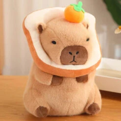 Silly Capybara Toast Turtle Snotty Plushie Family -Kawaii Store kawaiies plushies plush softtoy silly capybara toast turtle snotty plushie family soft toy light bread orange 30cm 555553