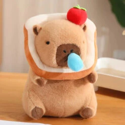 Silly Capybara Toast Turtle Snotty Plushie Family -Kawaii Store kawaiies plushies plush softtoy silly capybara toast turtle snotty plushie family soft toy light bread snot apple 30cm 984869