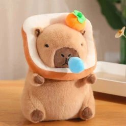 Silly Capybara Toast Turtle Snotty Plushie Family -Kawaii Store kawaiies plushies plush softtoy silly capybara toast turtle snotty plushie family soft toy light bread snot orange 30cm 430777