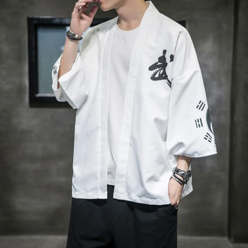 Apparel Silver Crane And Martial Art Wu Men Kimono 21 Apparel Silver Crane And Martial Art Wu Men Kimono - Image 19