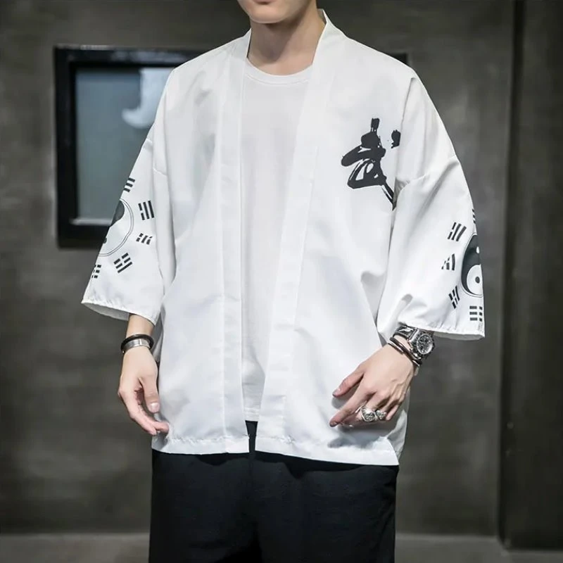 Apparel Silver Crane And Martial Art Wu Men Kimono 20 Apparel Silver Crane And Martial Art Wu Men Kimono - Image 18