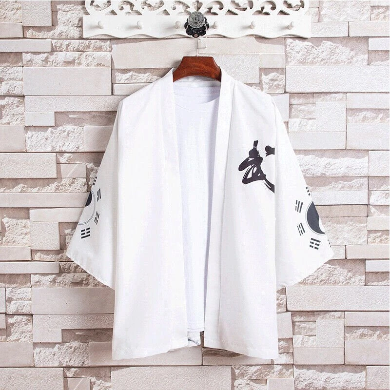 Apparel Silver Crane And Martial Art Wu Men Kimono 15 Apparel Silver Crane And Martial Art Wu Men Kimono - Image 13