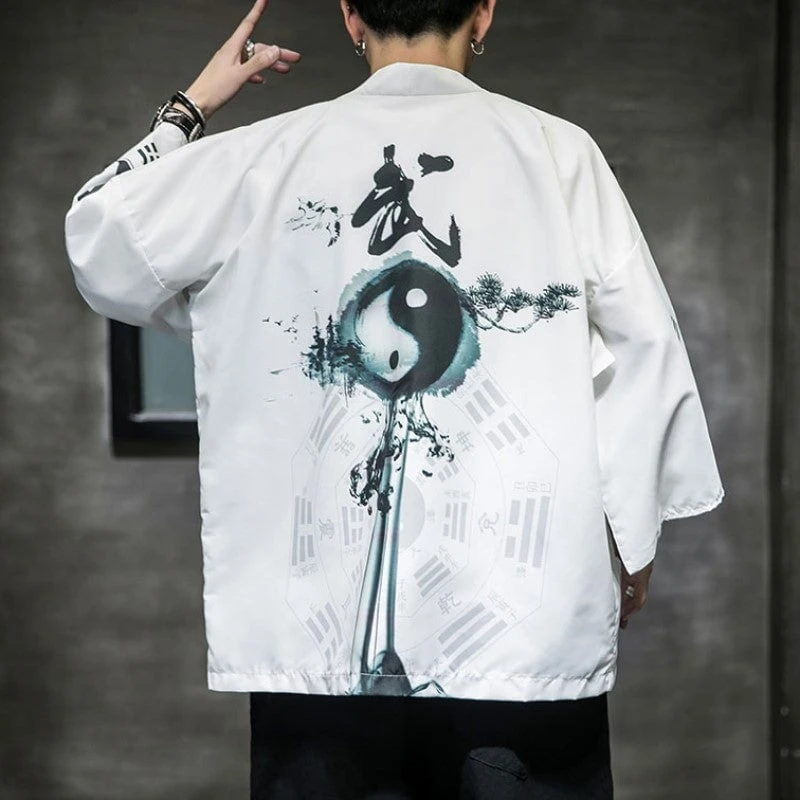 Apparel Silver Crane And Martial Art Wu Men Kimono 19 Apparel Silver Crane And Martial Art Wu Men Kimono - Image 17