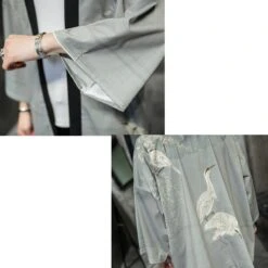 Apparel Silver Crane And Martial Art Wu Men Kimono 29 Apparel Silver Crane And Martial Art Wu Men Kimono -Kawaii Store kawaiies plushies plush softtoy silver crane and martial art wu men kimono kimono 558862