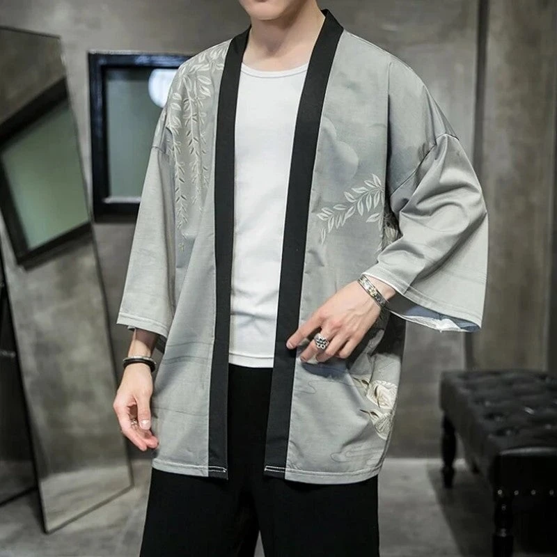 Apparel Silver Crane And Martial Art Wu Men Kimono 9 Apparel Silver Crane And Martial Art Wu Men Kimono - Image 7