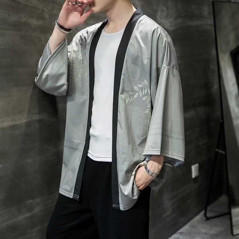 Apparel Silver Crane And Martial Art Wu Men Kimono 12 Apparel Silver Crane And Martial Art Wu Men Kimono - Image 10