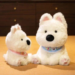 Skye & Bluey West Highland Terrier Dog Plush -Kawaii Store kawaiies plushies plush softtoy skye bluey west highland terrier dog plush soft toy 168116