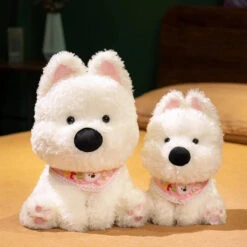 Skye & Bluey West Highland Terrier Dog Plush -Kawaii Store kawaiies plushies plush softtoy skye bluey west highland terrier dog plush soft toy 353815