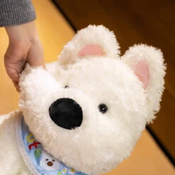 Skye & Bluey West Highland Terrier Dog Plush -Kawaii Store kawaiies plushies plush softtoy skye bluey west highland terrier dog plush soft toy 754563